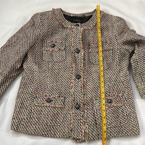 Talbots Women Tweed Peacoat and skit - Picture 4 of 14